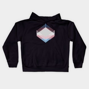 "Wrestling is for Everyone" Trans Transgender Pride Flag Kids Hoodie